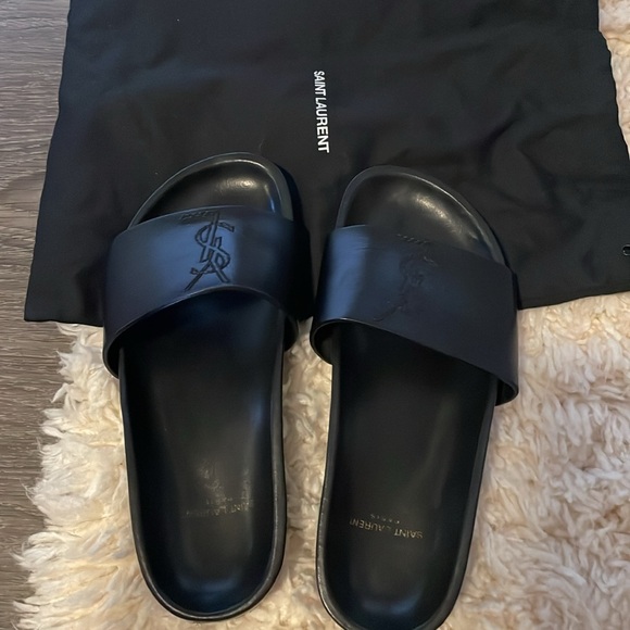 Ysl leather Slides - Picture 5 of 5